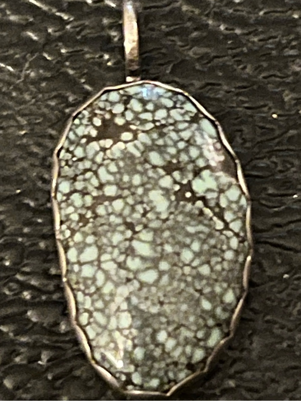 Spiderweb Turquoise Native American pendant